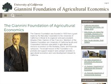 Tablet Screenshot of giannini.ucop.edu